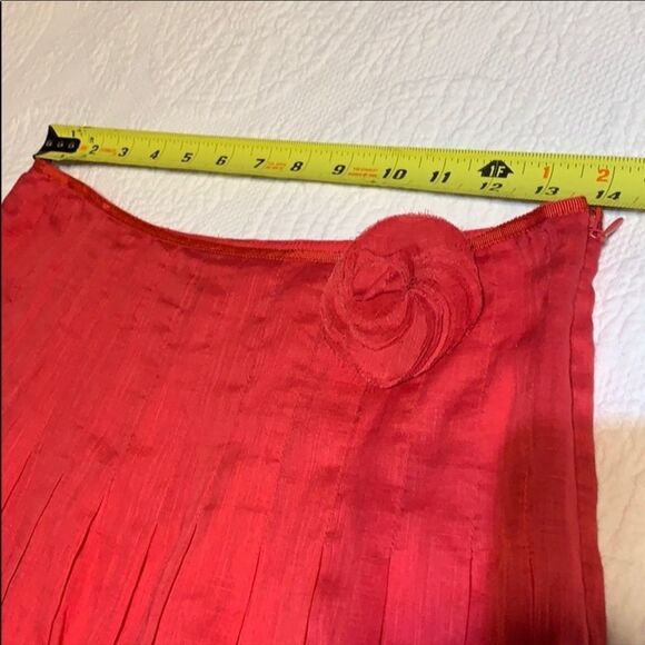 J. Crew Pleated Flower Skirt. - Picture 6 of 8